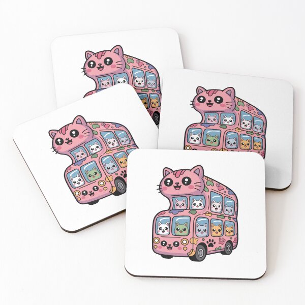 Item preview, Bubblegum Retro Cat Bus designed and sold by SignumShop.