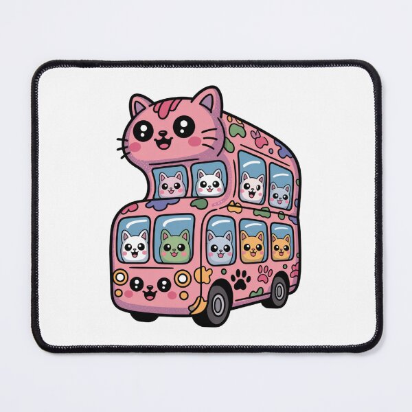 Item preview, Bubblegum Retro Cat Bus designed and sold by SignumShop.