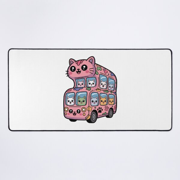 Item preview, Bubblegum Retro Cat Bus designed and sold by SignumShop.