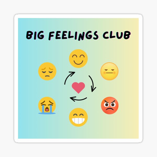 Item preview, Big Feelings Club designed and sold by MindfulMutts.