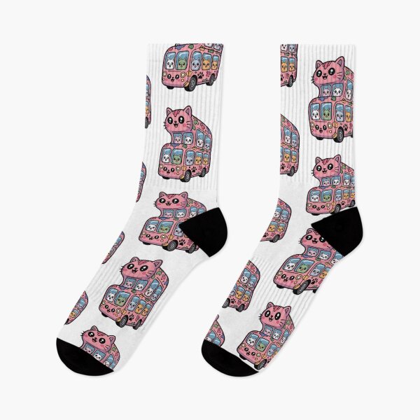 Item preview, Bubblegum Retro Cat Bus designed and sold by SignumShop.