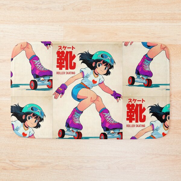 Item preview, Kawaii Roller skate Anime Design designed and sold by Kiranimeverse.