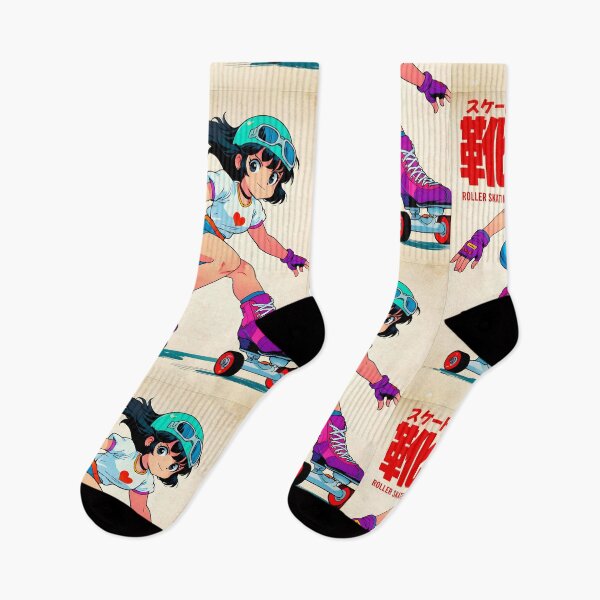 Item preview, Kawaii Roller skate Anime Design designed and sold by Kiranimeverse.