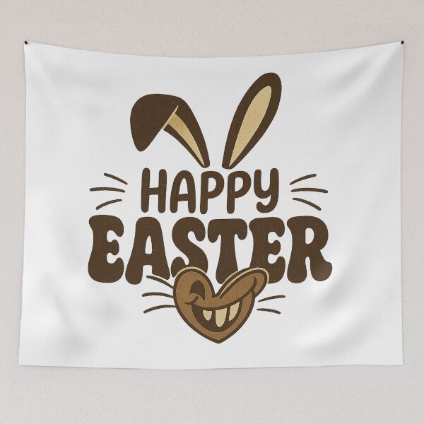 Item preview, Happy Easter with heart designed and sold by Kunst-Shirt.