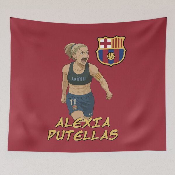 Item preview, Alexia Putellas Manga Style. FC Barcelona designed and sold by ocusido.