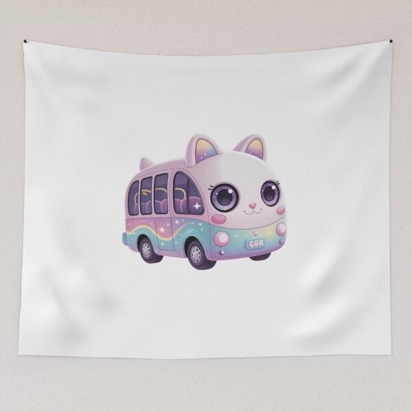 Item preview, Dreamy Pastel Cat Bus designed and sold by SignumShop.