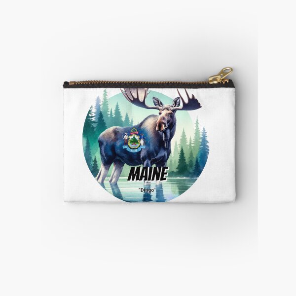 Item preview, Maine — Majesty of the Forest Moose | State Animal Watercolor Art designed and sold by MTeesGA.