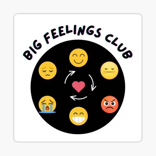 Item preview, Big Feelings Club 2 designed and sold by MindfulMutts.