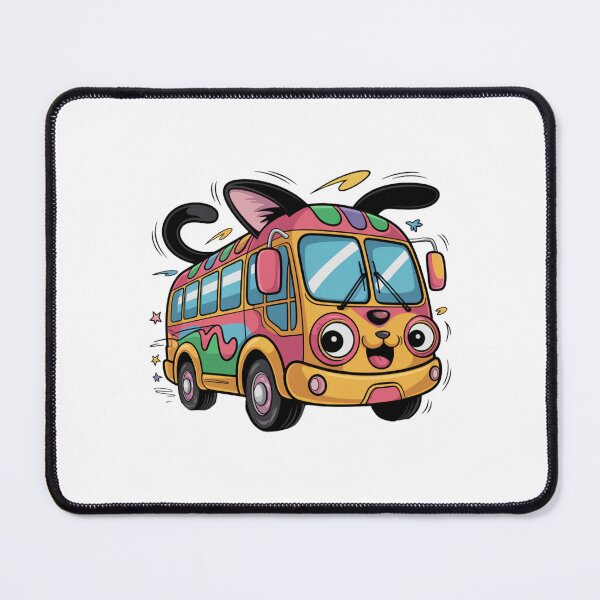 Item preview, Funky Cartoon Cat Bus designed and sold by SignumShop.