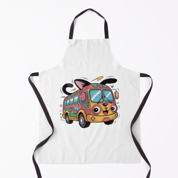 Item preview, Funky Cartoon Cat Bus designed and sold by SignumShop.