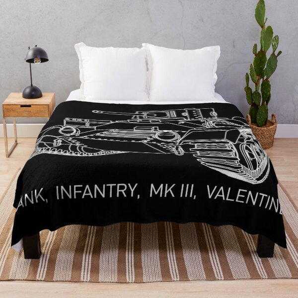 Item preview, Valentine Tank WW2 Infantry Tanks Blueprint Diagram Memorabilia designed and sold by MilitaryMart.