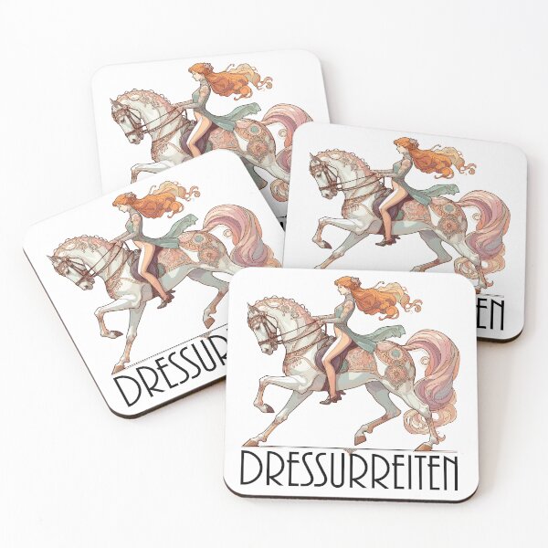 Item preview, Dressage riding horse noble dynamic gift designed and sold by Pineapple-Tree.