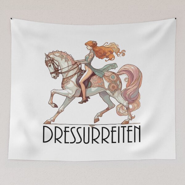 Item preview, Dressage riding horse noble dynamic gift designed and sold by Pineapple-Tree.