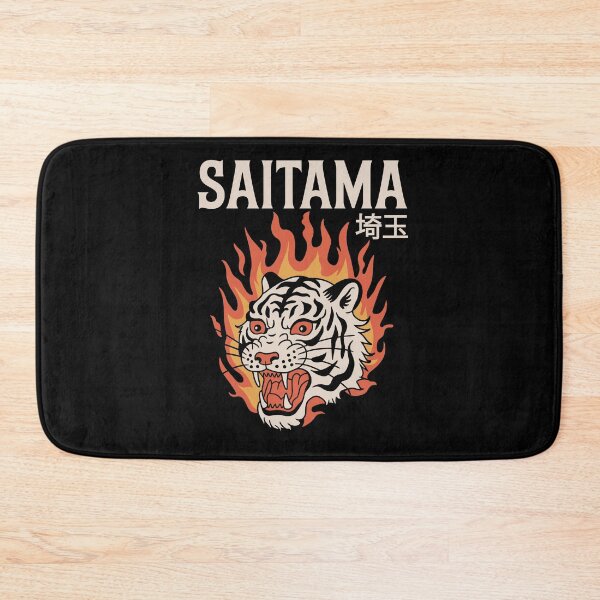 Item preview, Vintage Saitama T-Shirt – Bold Tiger Tattoo Design designed and sold by paulo silveira.