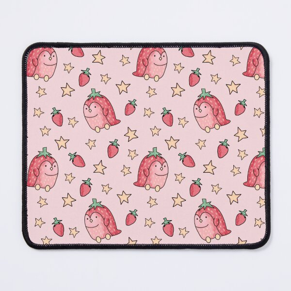 Item preview, Cute Strawberry Penguin Pattern – Kawaii Fruit Animals designed and sold by KelseyNY.