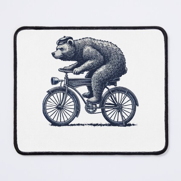 Item preview, Bear On A Bike For Bicycle Lovers designed and sold by LuminOrb.