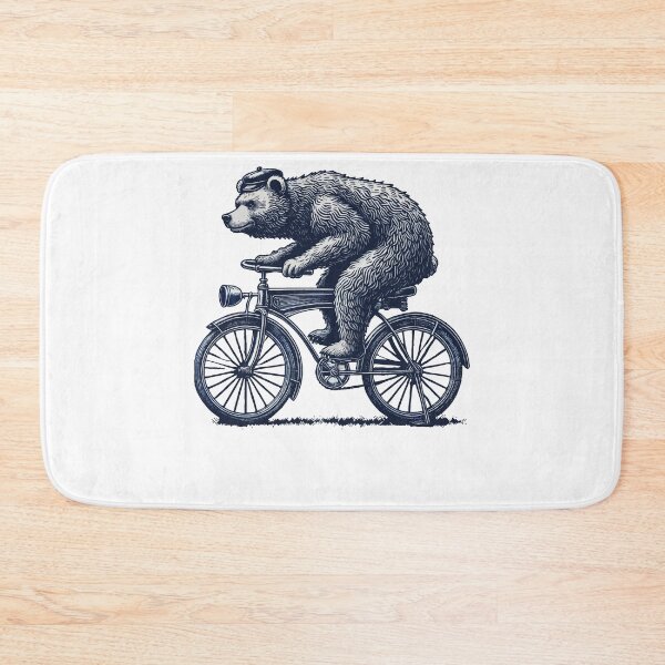 Item preview, Bear On A Bike For Bicycle Lovers designed and sold by LuminOrb.