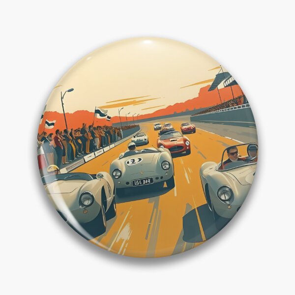 Item preview, Le Mans 1955 poster designed and sold by Random Designs.