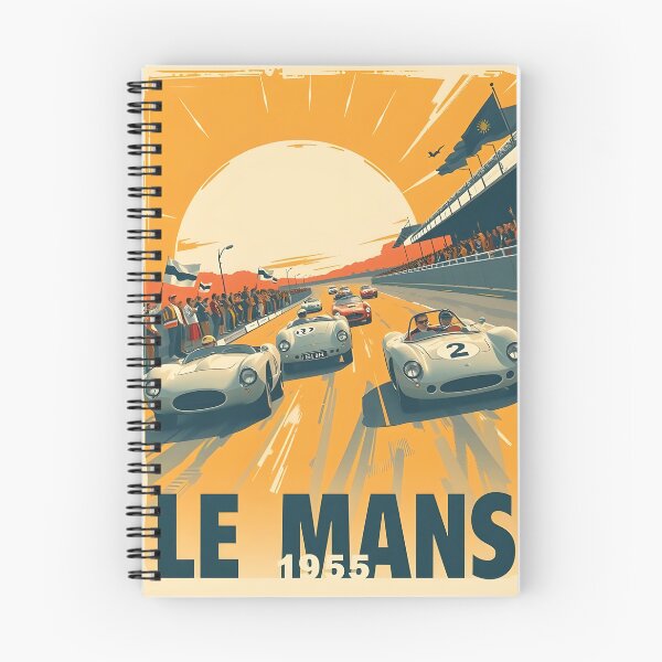 Item preview, Le Mans 1955 poster designed and sold by Random Designs.