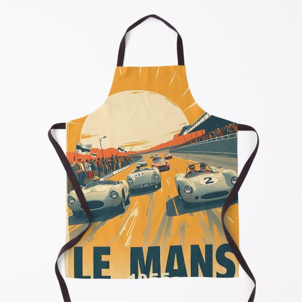 Artikelvorschau, Plakat von Le Mans 1955 entworfen und verkauft von Random Designs.