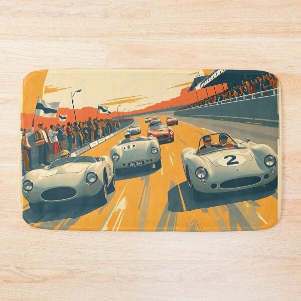 Item preview, Le Mans 1955 poster designed and sold by Random Designs.
