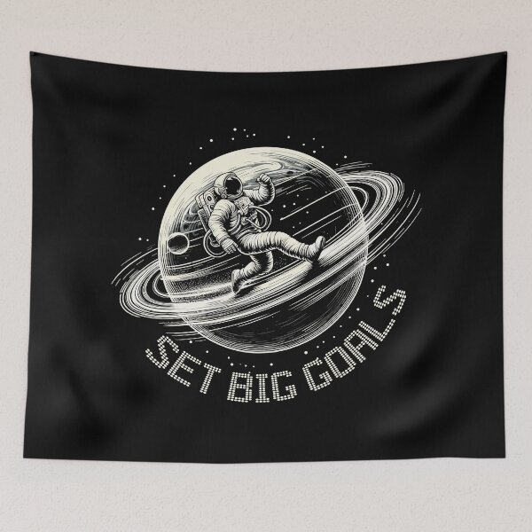 Item preview, Astronaut Planet Big Goals Orbit Jogging Gift designed and sold by Pineapple-Tree.