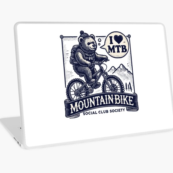 Item preview, Bicycle Retro Mtb Bär Bicycle Lover designed and sold by LuminOrb.