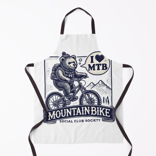 Item preview, Bicycle Retro Mtb Bär Bicycle Lover designed and sold by LuminOrb.