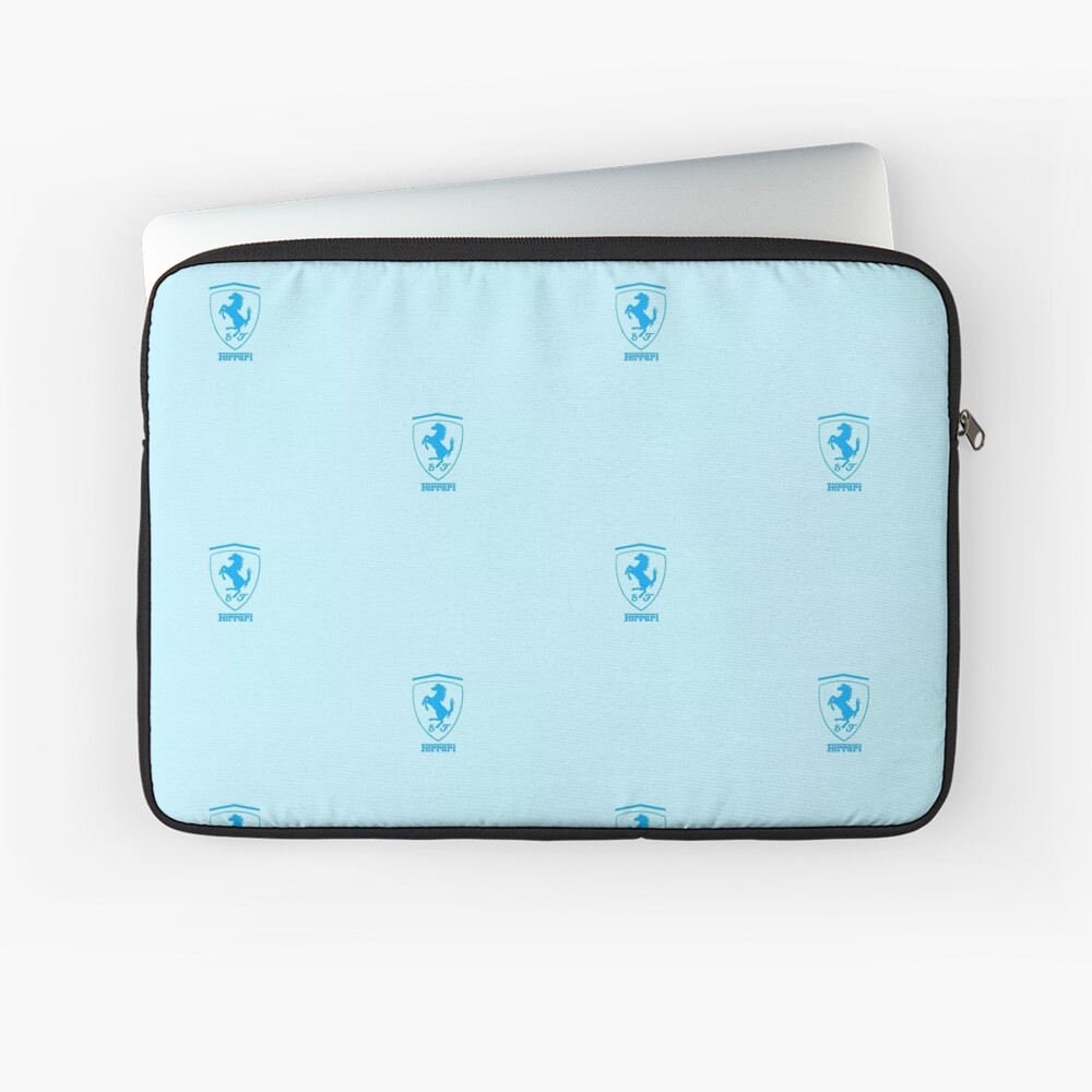 Baby Blue Scuderia Ferrari Logo iPhone Case
