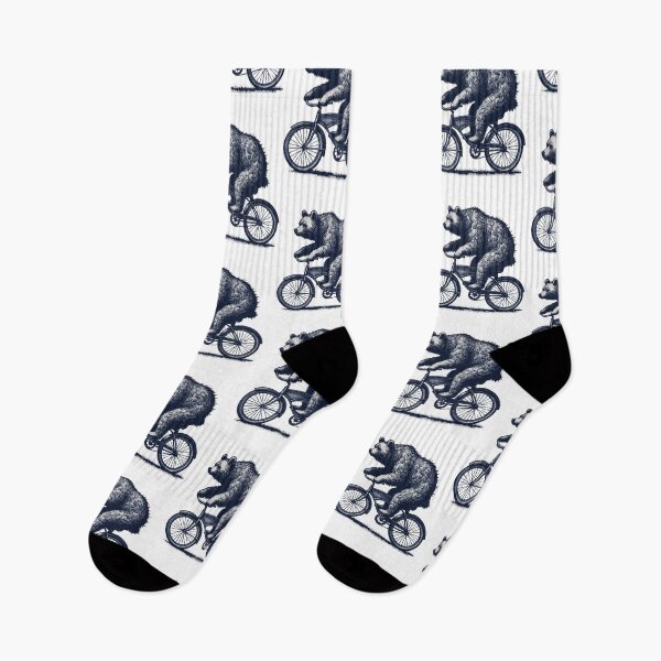 Item preview, Bear On A Bike For Cyclists Humor designed and sold by LuminOrb.