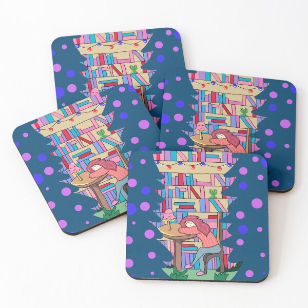 Item preview, The girl sleeps in the library designed and sold by ToGirlsFromGirl.