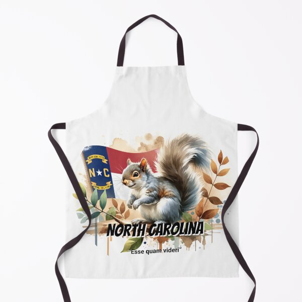 Item preview, North Carolina — Charm of the Gray Squirrel | State Animal Watercolor Art designed and sold by MTeesGA.