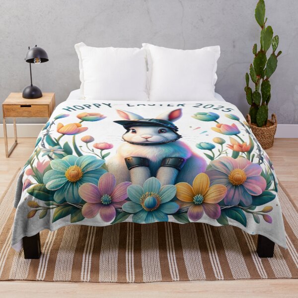 Item preview, Hoppy Easter 2025: Proceed With Caution Bunny Design designed and sold by AnnDesignStudio.