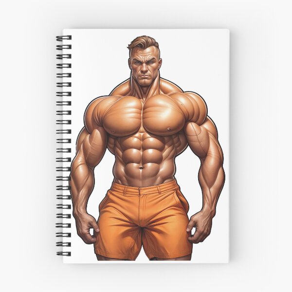 Item preview, Ultra Muscular Bodybuilder Sticker – Bold Fitness Art #110 designed and sold by ForeverPrintsOK.