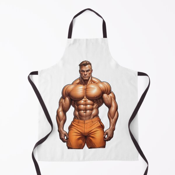 Item preview, Ultra Muscular Bodybuilder Sticker – Bold Fitness Art #110 designed and sold by ForeverPrintsOK.