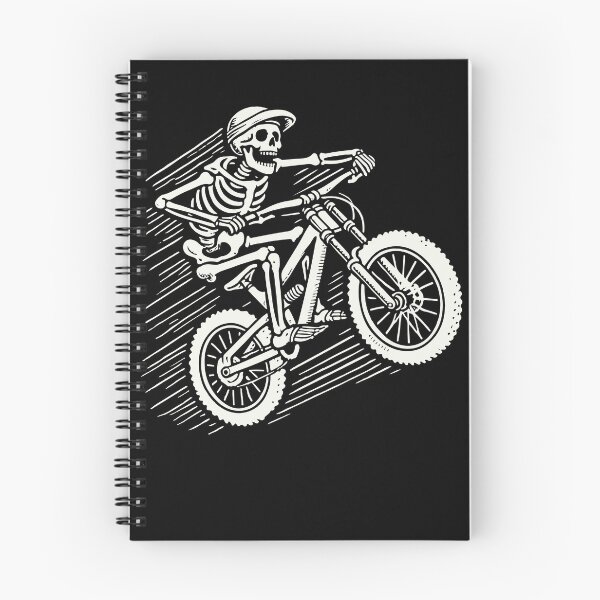 Item preview, Skeleton Biker Mountain Bicycle Lover Design designed and sold by LuminOrb.