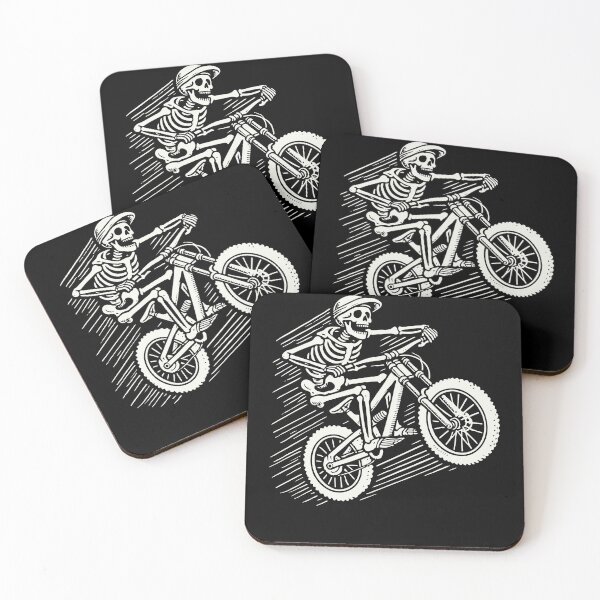 Item preview, Skeleton Biker Mountain Bicycle Lover Design designed and sold by LuminOrb.