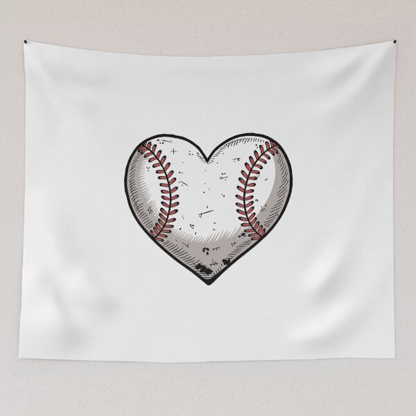 Item preview, baseball heart designed and sold by jkrphoto.