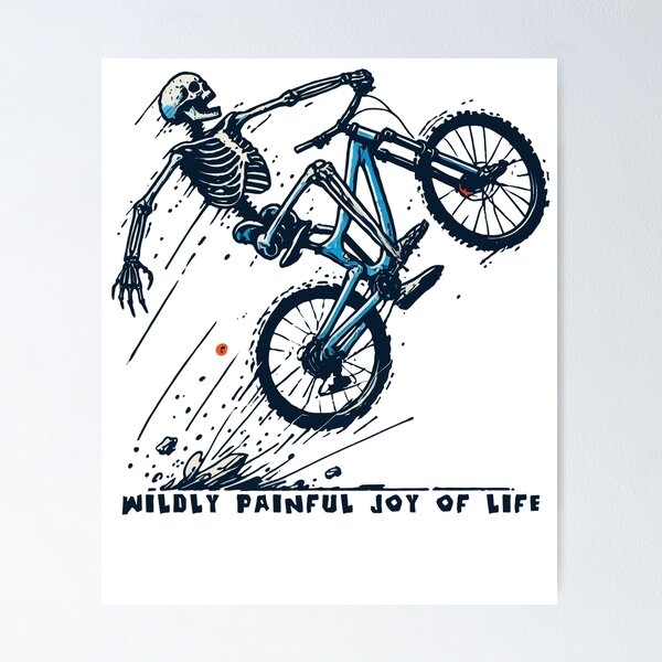 Item preview, Bicycle Wildly Painful Joy Of Life designed and sold by LuminOrb.