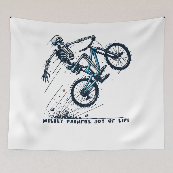 Item preview, Bicycle Wildly Painful Joy Of Life designed and sold by LuminOrb.
