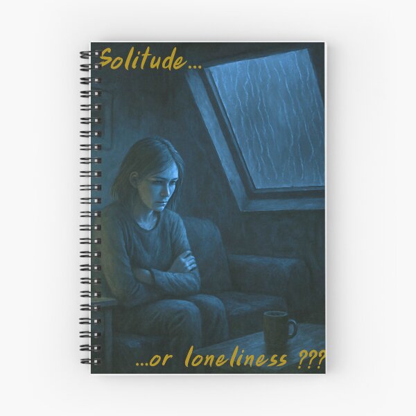 Item preview, Solitude or loneliness? designed and sold by JanuaryLady.