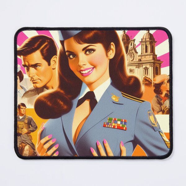 Item preview, Retro Pilot Pinup designed and sold by PulpVintage.