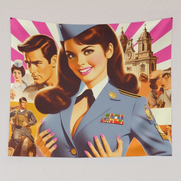 Item preview, Retro Pilot Pinup designed and sold by PulpVintage.