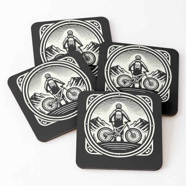 Item preview, Mountainbike Adventure Bicycle Mountain Landscape designed and sold by LuminOrb.