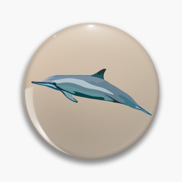 Item preview, S is for Spinner Dolphin, Spinner Dolphin – Playful Ocean Mammal Wildlife Art designed and sold by PrettylittlepastelUk.