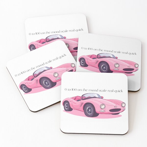 Item preview, "0 to 100 on the mood scale real quick." - Car Lovers Funny Sticker Quote  designed and sold by SaleaPrints.