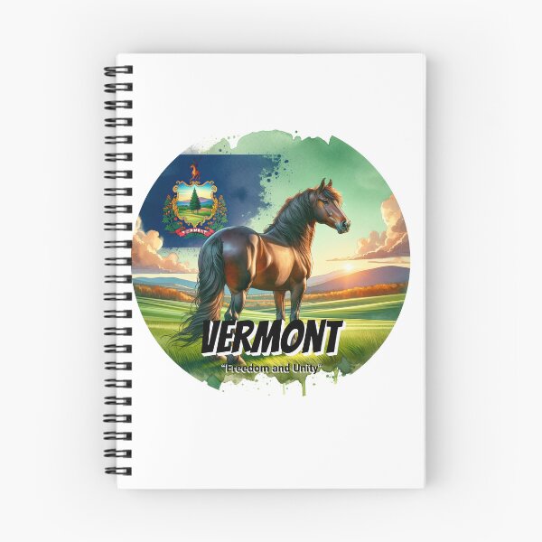 Item preview, Vermont — Elegance of the Morgan Horse | State Animal Watercolor Art designed and sold by MTeesGA.