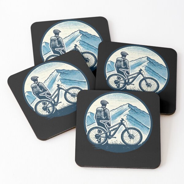 Item preview, Mountain Bike Adventure Bike Lovers Landscape designed and sold by LuminOrb.
