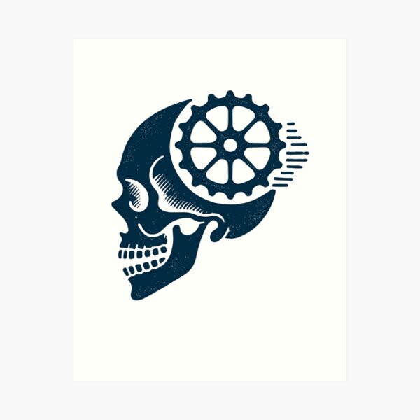 Item preview, Bicycle Skull Caval Gear Mountain Bike Cycling designed and sold by LuminOrb.