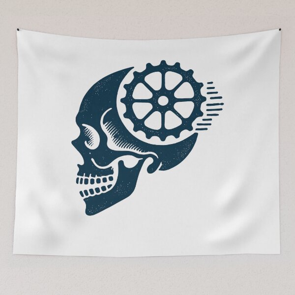 Item preview, Bicycle Skull Caval Gear Mountain Bike Cycling designed and sold by LuminOrb.